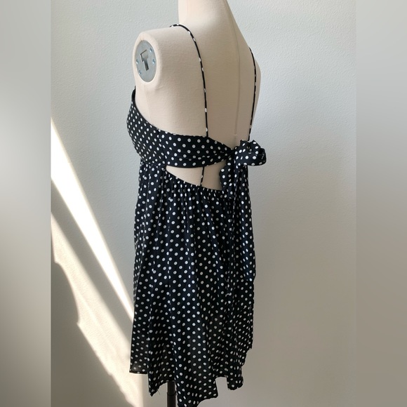 Open Back Polka Dot Mini Dress - Picture 11 of 16